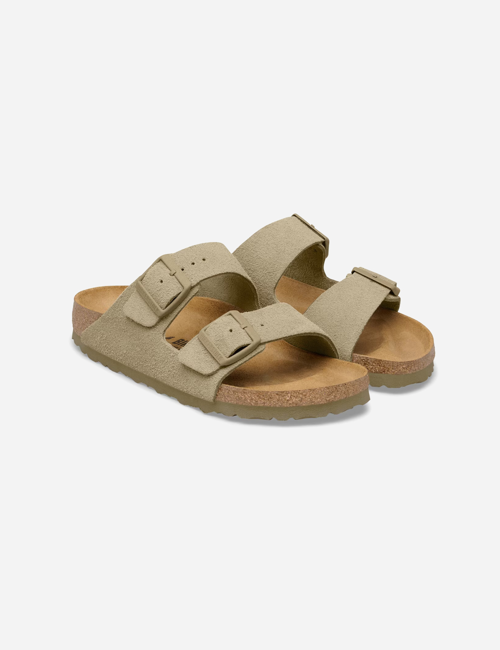 Birkenstock Arizona Suede "Faded Khaki"