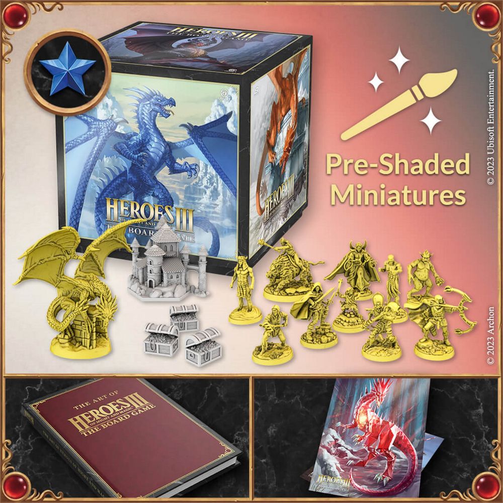 [Предзаказ] Heroes of Might &amp; Magic III The Board Game - All In Pledge | Shaded | BIG BOX