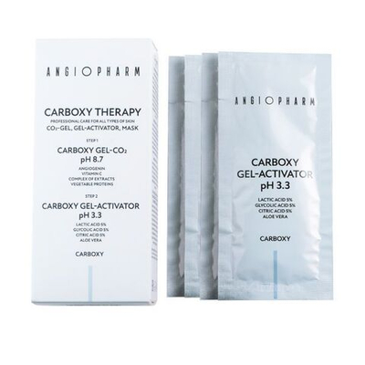 ANGIOPHARM НАБОР САШЕ ДЛЯ КАРБОКСИТЕРАПИИ, 3*15 мл | GEL-ACTIVATOR pH 3.3