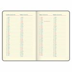 Ежедневник датированный 2025 А5 148х218 мм GALANT "Combi Contract", под кожу, коричневый, 115712