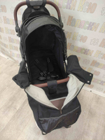 Коляска прогулочная Baballo Future 2024 черные блёски (белая рама)