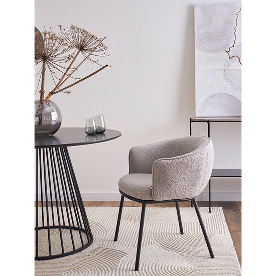 Стул paal, букле, серый