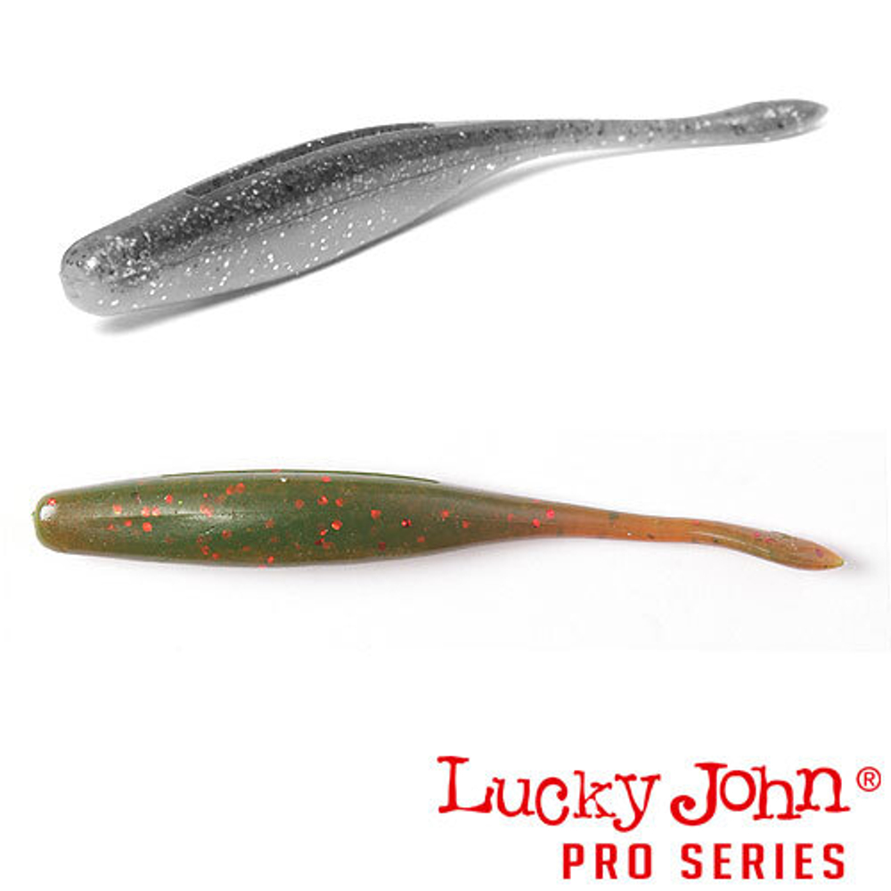 Виброхвосты съедобные Lucky John Pro Series WACKY HAMA STICK 3.5" (89мм/9шт)
