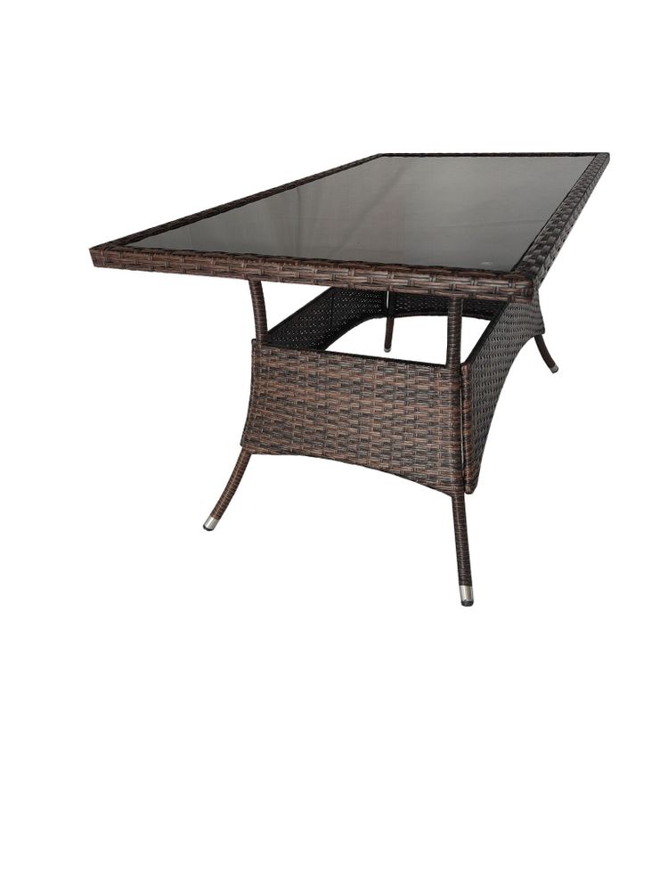 Стол из искусственного ротанга Пегас 150*80 см цвет Шоколад