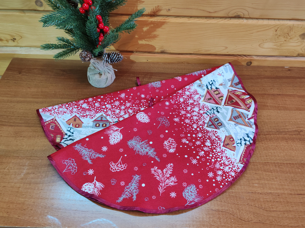 Полотенце кухонное, круглое, 2 шт, рогожка