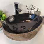 Раковина из речного камня RS-65368 47*38*15 0861