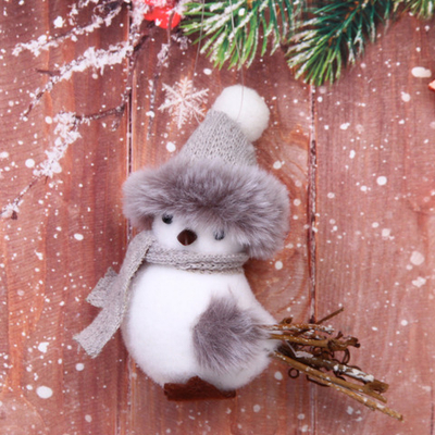 Фигурка «Зимняя птичка» 12 см, серебро