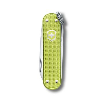 Складной нож Victorinox 0.6221.241G Lime Twist c клинком из стали X55CrMo14, рукоять алюминиевый сплав Alox