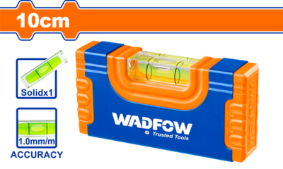 Уровень спиртовой мини 100 мм (30/300) WADFOW WSL0G10