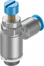 Дроссель с обратным клапаном Festo GRLA-1/4-QS-6-RS-D