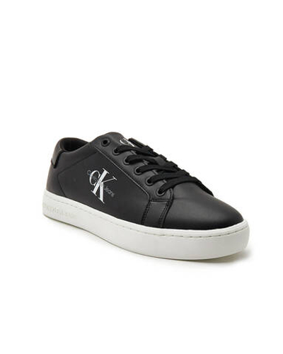 Кожаные кроссовки classic cupsole CALVIN KLEIN JEANS - черный(YM0YM00491)
