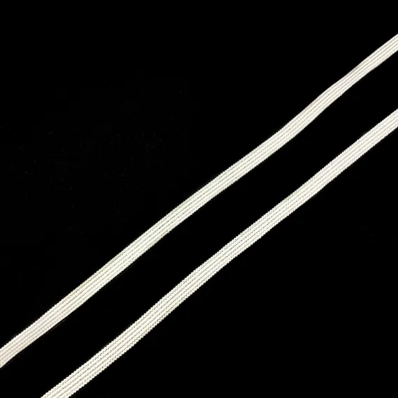 Резинка отделочная молочная 4 мм (цв. 004), K-195/4