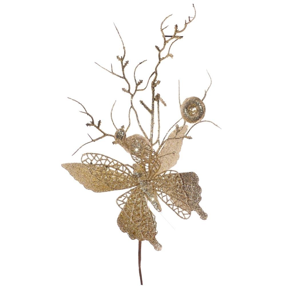 GAEM Изделие декоративное "Бабочка", L15 W7 H40 см, 4в.