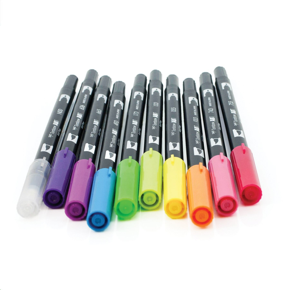 Набор Tombow AB-T Dual Brush 10 Bright Palette