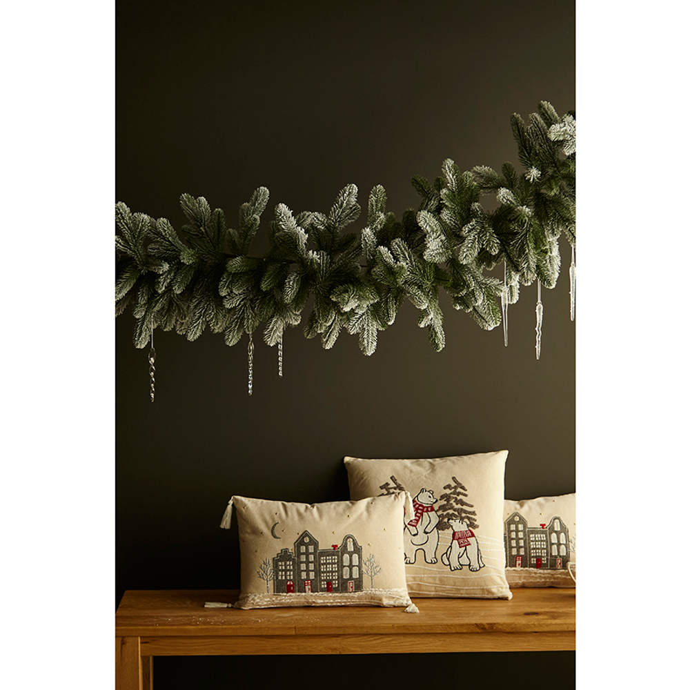 Подушка декоративная festive bears из коллекции new year essential, 45х45 см