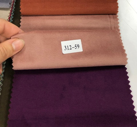 Шторы из однотонного бархата матового, цвет 59