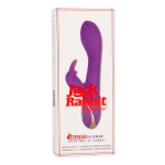 Фиолетовый вибратор-кролик 21,5см с функцией нагрева California Exotic Novelties Jack Rabbit Signature Heated Silicone Rotating SE-0609-55-3