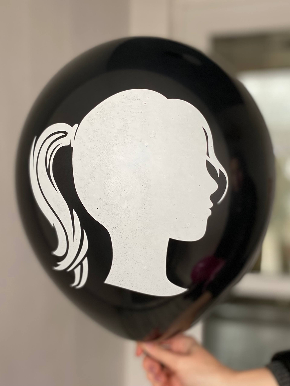 Воздушный шар с рисунком С днём рождения, Барби Barbie 35см ПАЛИТРА №4352