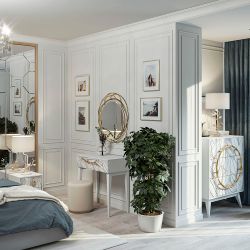 Тумба Арт Классика с 2-мя ящиками Айс Амбер