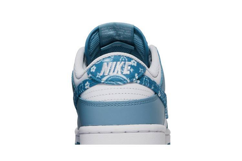 Кроссовки Nike Dunk Low Ess "Blue Paisley" (Женская размерная сетка)