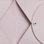 Картхолдеры и кошельки HERMES Calvi Evercolor 09 Mauve Pale, H064954CK09