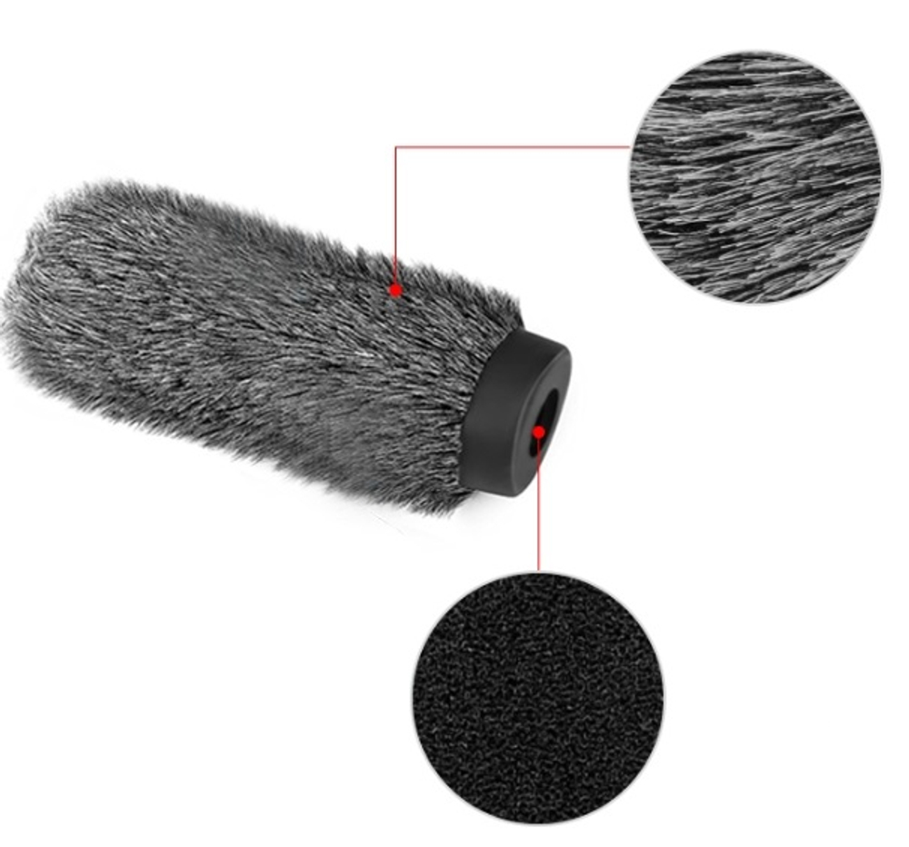 E-IMAGE WSA-03 Windcover-Length 245mm. Ветрозащита для микр. Ø18-24х220 мм