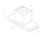 Вытяжка Elica HIDDEN 2.0 IX/A/72