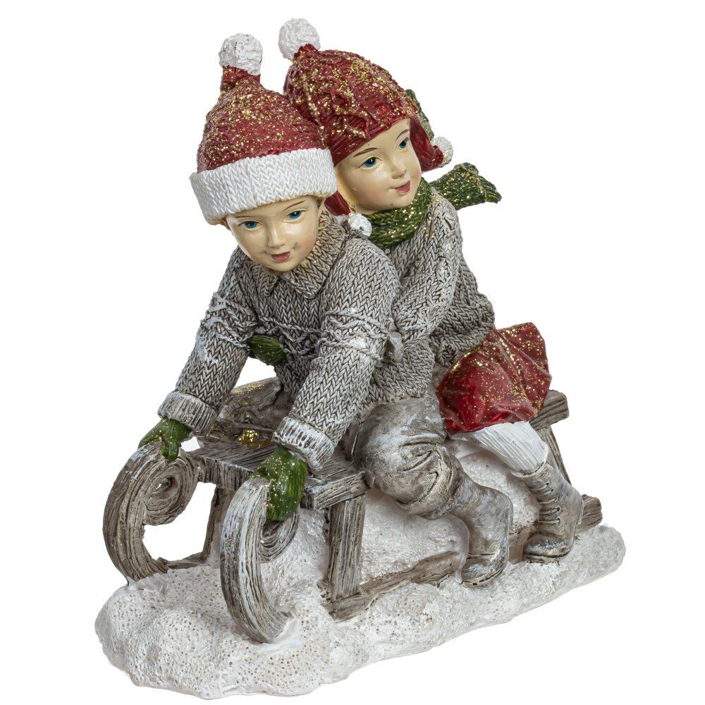 GAEM Фигурка декоративная "Девочка/Мальчик", L13,5 W7,5 H14,5 см