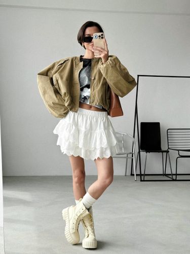 Юбка белая NOHO