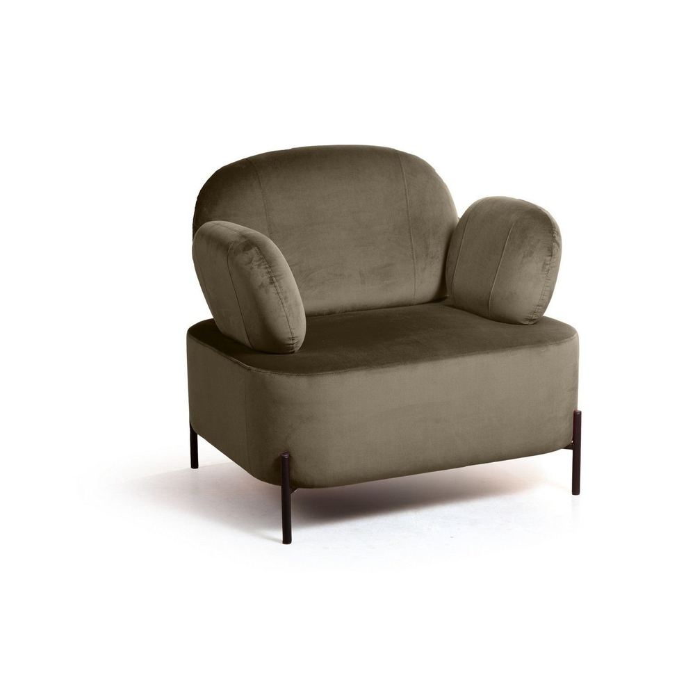 Кресло Dandy, бархат matte 65 коричневый