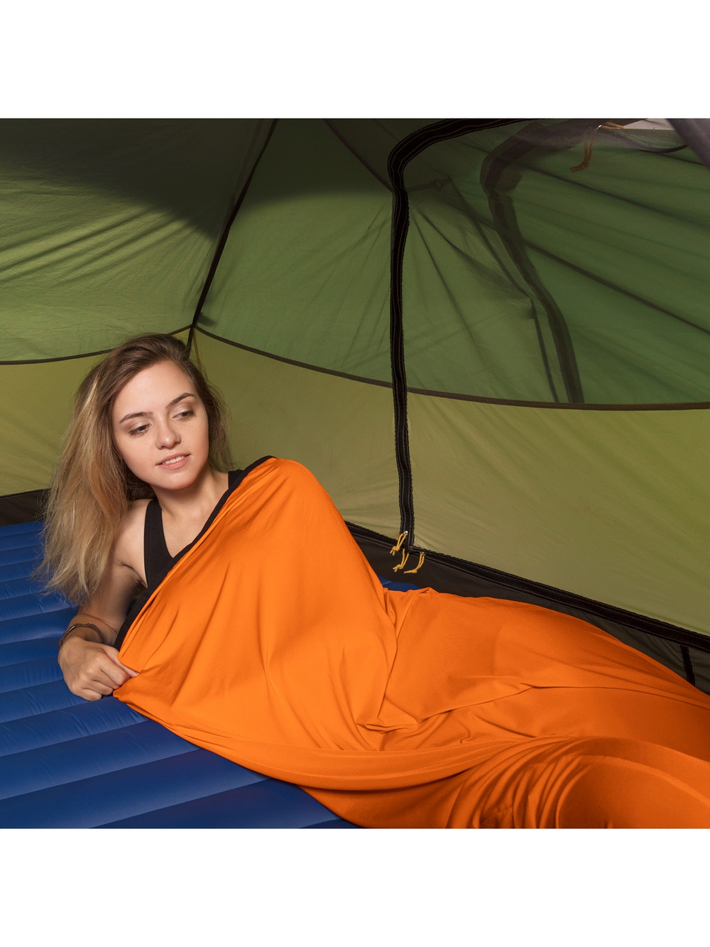 Вкладыш в спальный мешок Naturehike NH17N002-D оранжевый
