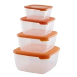 Комплект контейнеров СВЧ 0,46+0,95+1,5+2,5л, квадро ЛАЙТ