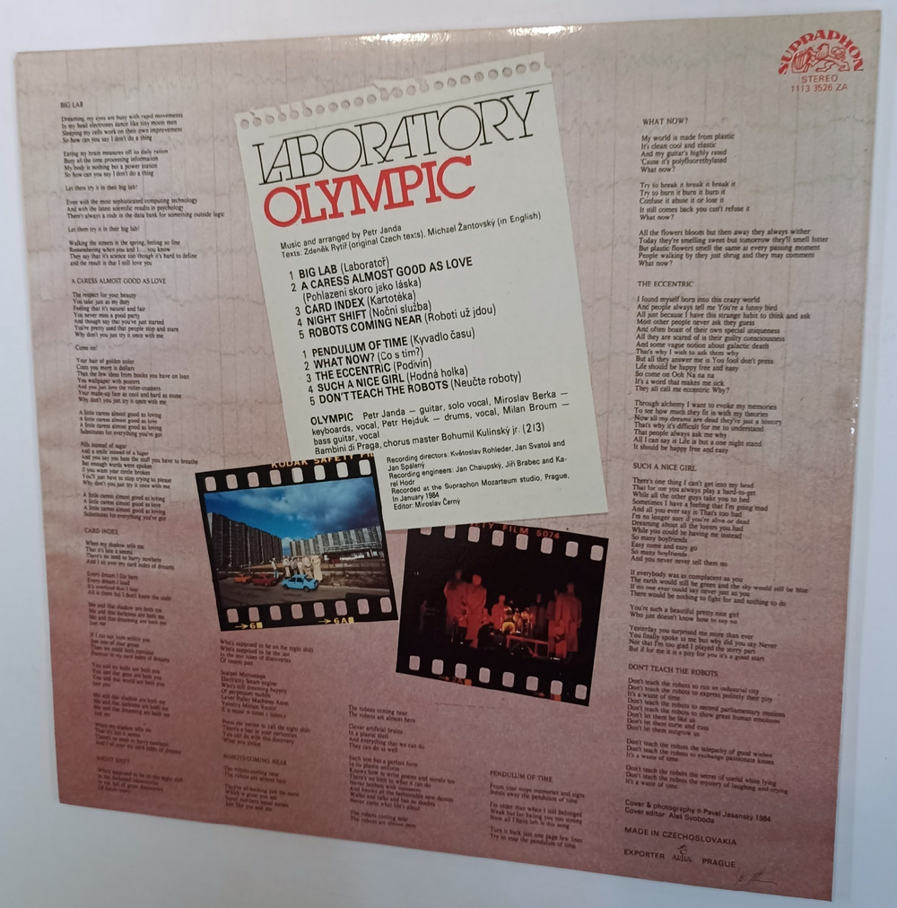 Olympic Laboratory (Czechoslovakia 1984)