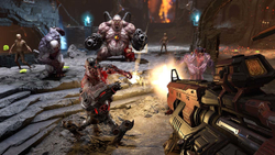 DOOM - Slayers Collection (диск для PS4, полностью на русском языке)