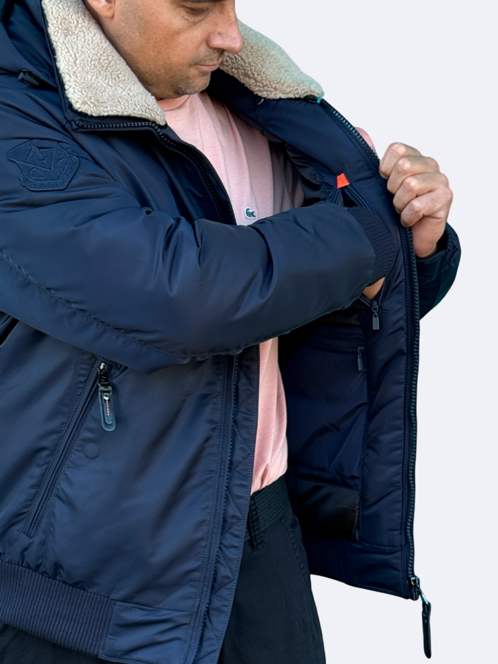 Куртка бомбер Corbona Зима синий