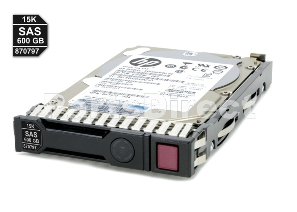 Жесткий диск HPE 867253-001 HP G8-G10 600-GB 12G 15K 2.5 SAS