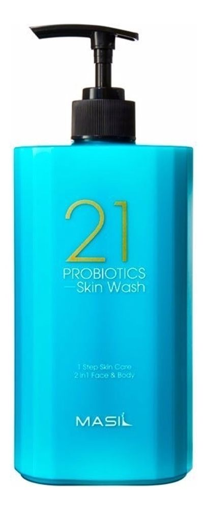 Masil Гель для душа и умывания 2 в 1 с пробиотиками - 21 probiotics skin wash, 500мл