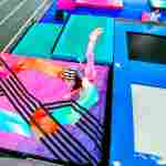 Надувная подушка «JumpAir» для гимнастики и батутных центров, 4,3×2,2×1 м