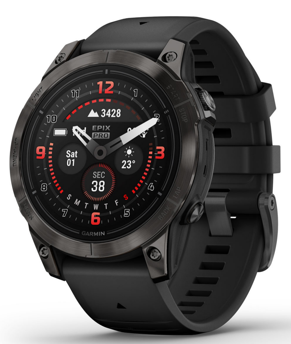 Смарт-часы Garmin Epix Pro Gen 2 Sapphire DLC Titanium/Black 47mm (010-02803-11)