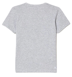 Футболка для мальчика теннисная Lacoste Oversized Tennis T-shirt with XXL Logo - серый