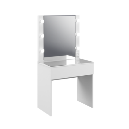 МС Мадера Трюмо (космет. стол) 800*1550*464 (лдсп белый)