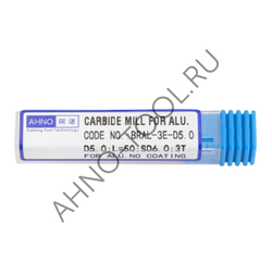 Фреза твердосплавная   5мм (L=50, l=15, хв=6) Z3 45° по алюминию и цвет.металлам BRAL-3E-D5.0 AHNO