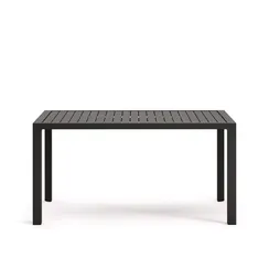 Culip Алюминиевый уличный стол с порошковым покрытием серого цвета 150 x 77 см