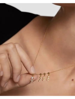 Подвеска-шарм Буква E серебро 925 пробы покрытое золотом