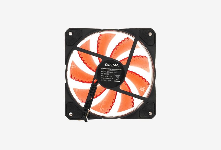 Digma DFAN-LED-RED_0426613102942