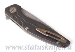 Нож Широгоров 111 TiBr Damascus Custom Divisionфотография - 11