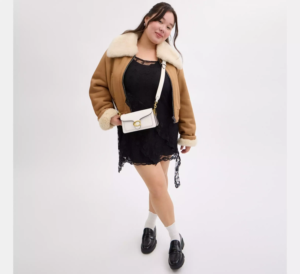 COACH СУМКА ЧЕРЕЗ ПЛЕЧО TABBY 20, БЕЛЫЙ