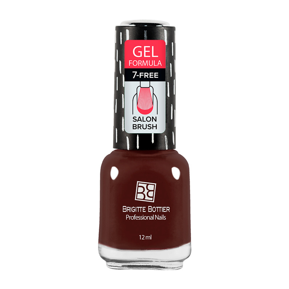 BRIGITTE BOTTIER Лак для ногтей GEL FORMULA тон 01 прозрачный, 036