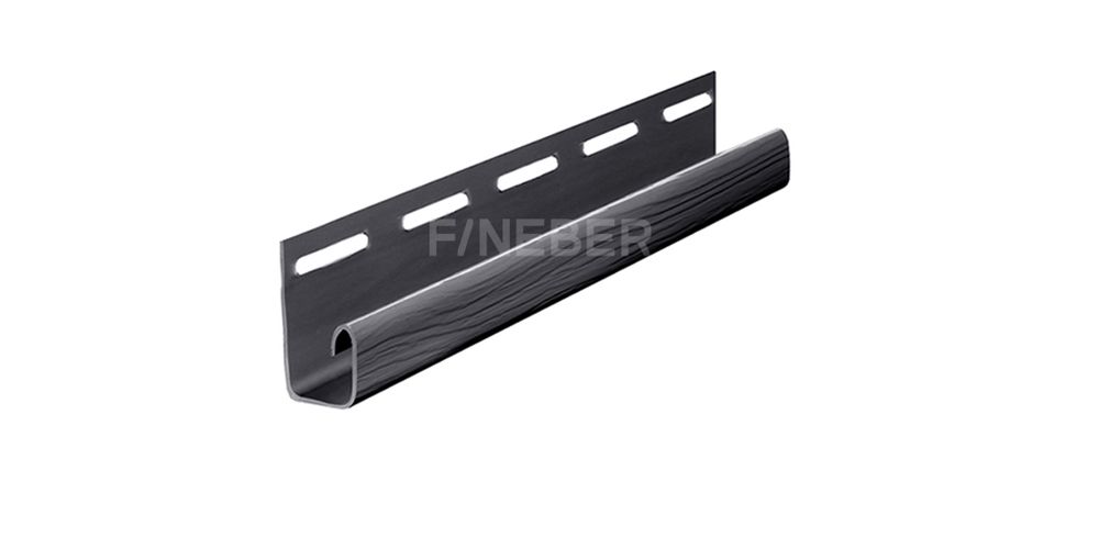 J-профиль FineBer Extra Acrylic графитовый 3050 мм