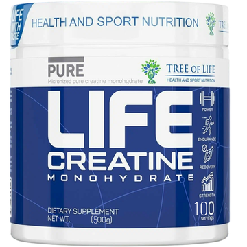 Tree of Life Creatine Monohydrate 500g (100 порций) , Креатин Моногидрат